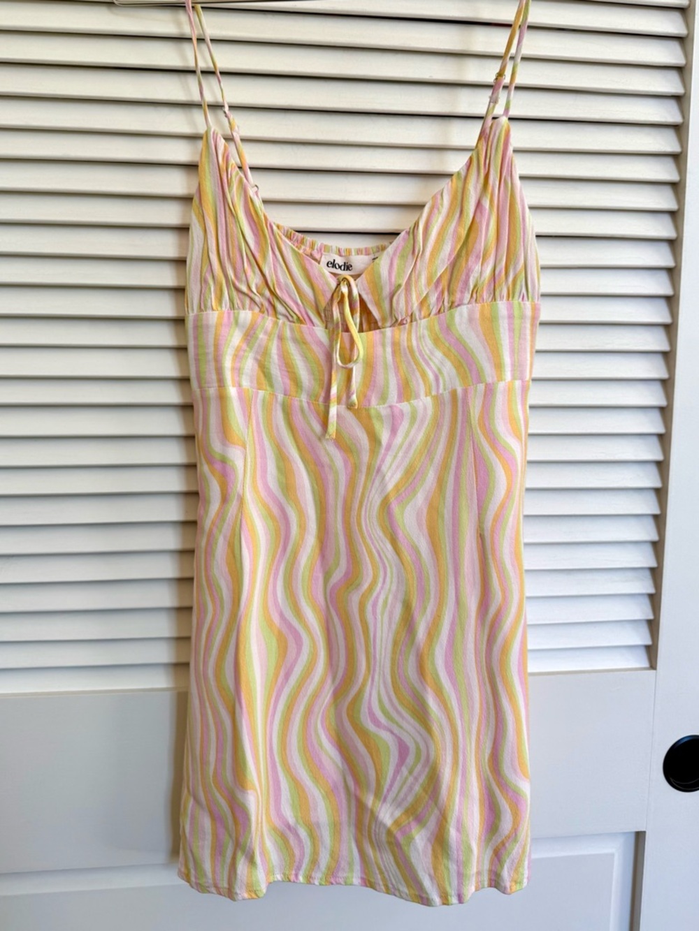 Elodie Tie-Front Slip Dress